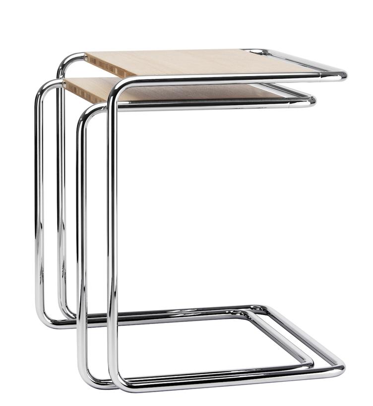 Beistelltisch Set B 97 von Marcel Breuer für Thonet | Pure Materials, Thonet, Werkentwurf , Beistelltisch + Couchtisch, Wohnmöbel