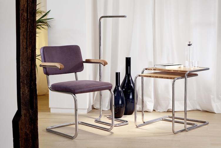 Beistelltisch Set B 97 von Marcel Breuer für Thonet | Pure Materials, Thonet, Werkentwurf , Beistelltisch + Couchtisch, Wohnmöbel