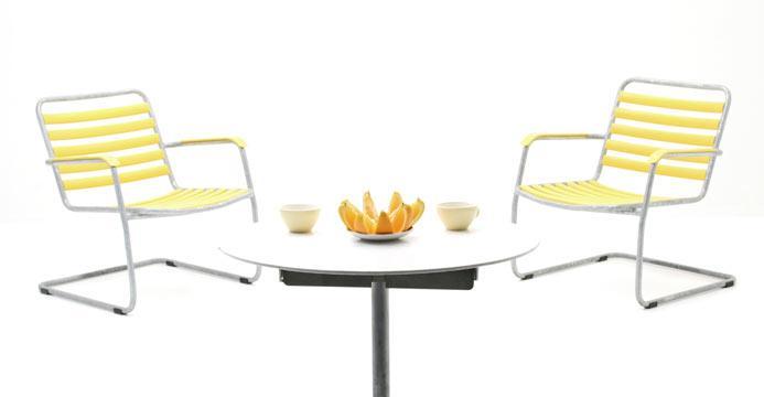 Bättig Freischwinger von Manufakt | Gartenstuhl mit Armlehnen, Manufakt, Werkentwurf , Lounge, Gartenmöbel, Sessel, Gartenmöbel