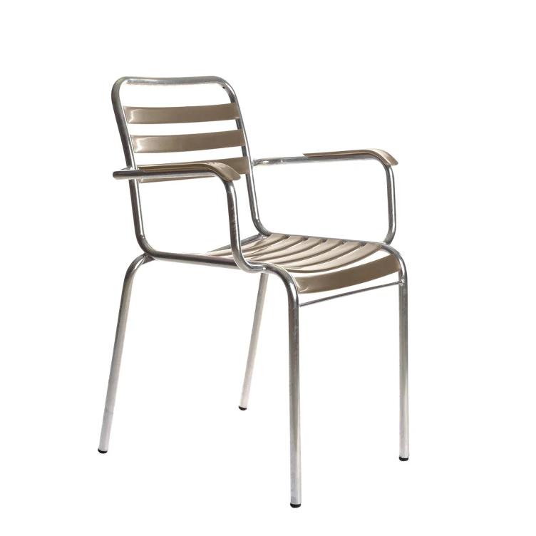 Bättig Stuhl 10a von Manufakt | Lättli Gartenstuhl mit Armlehnen - 2
