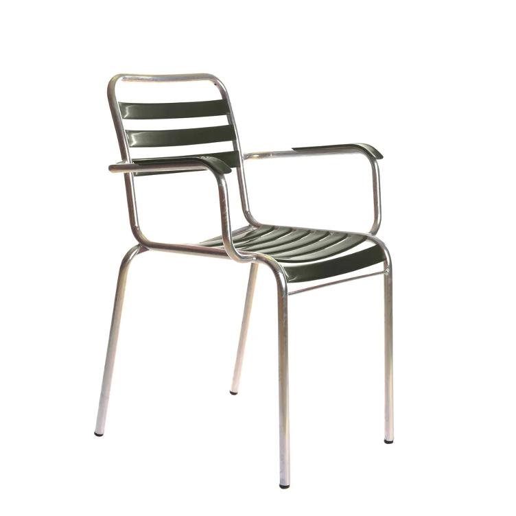 Bättig Stuhl 10a von Manufakt | Lättli Gartenstuhl mit Armlehnen - 17