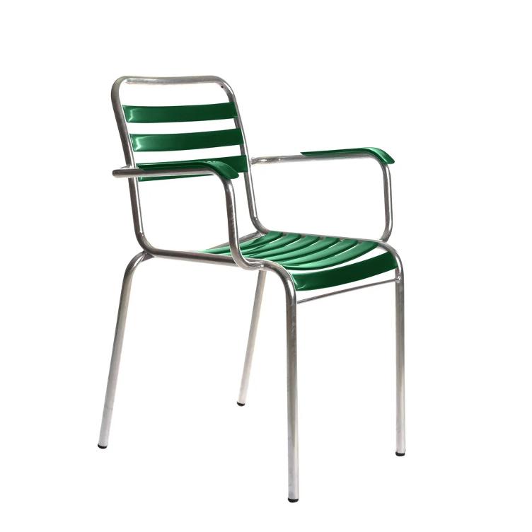 Bättig Stuhl 10a von Manufakt | Lättli Gartenstuhl mit Armlehnen - 5