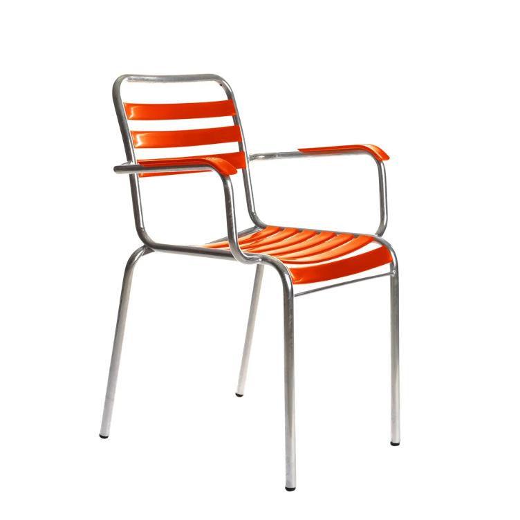 Bättig Stuhl 10a von Manufakt | Lättli Gartenstuhl mit Armlehnen - 0