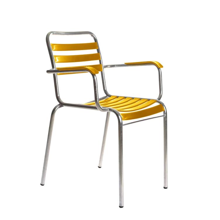 Bättig Stuhl 10a von Manufakt | Lättli Gartenstuhl mit Armlehnen - 3