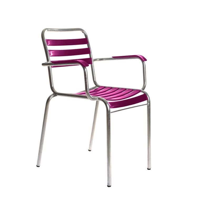 Bättig Stuhl 10a von Manufakt | Lättli Gartenstuhl mit Armlehnen - 4