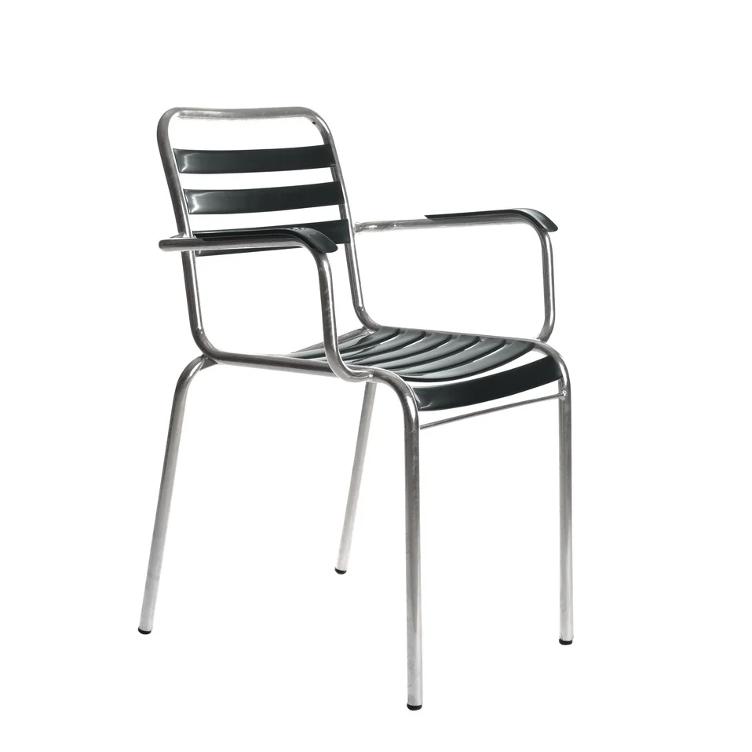 Bättig Stuhl 10a von Manufakt | Lättli Gartenstuhl mit Armlehnen - 9