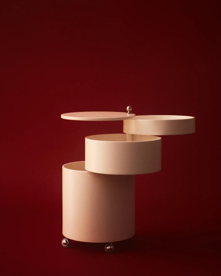 Barboy Servierwagen von Verner Panton für Verpan, Verpan, Verner Panton, Beistelltisch + Couchtisch, Wohnmöbel, Servierwagen, Wohnmöbel