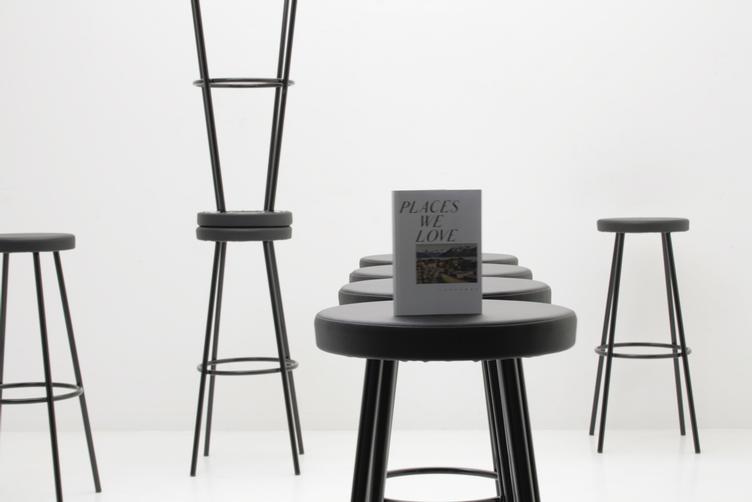 Barhocker gepolstert, Bogen33 & Partner, Hocker, Wohnmöbel