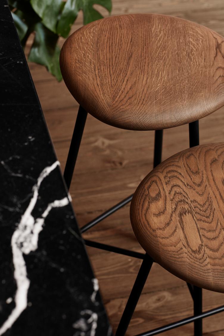 Barhocker Pebble | Höhe 65cm, Warm Nordic, Hocker, Wohnmöbel