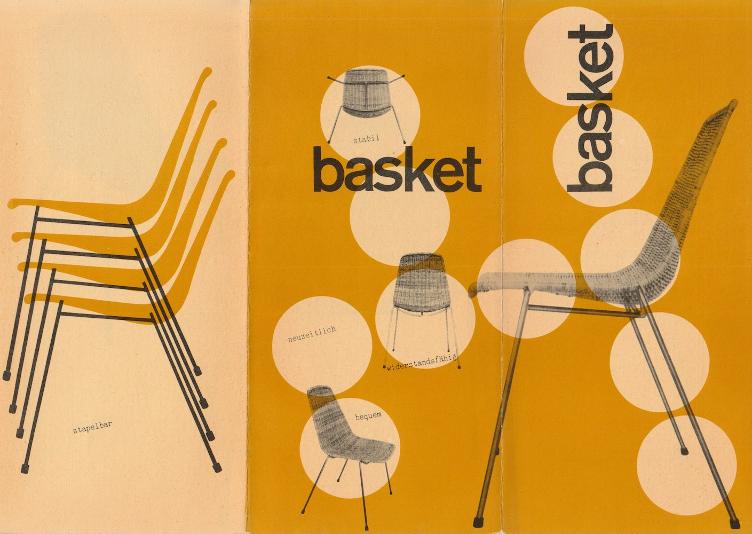 Basket Chair Gian Franco Legler | Indoor Rattanstuhl mit weissem Gestell, Feelgood Designs, Gian Franco Legler, Stuhl, Wohnmöbel