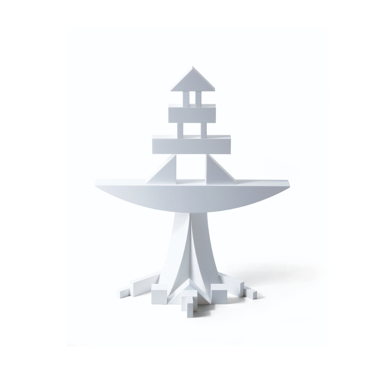 Bauhaus Bauspiel Edition white by Naef