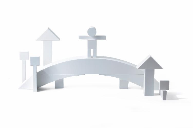 Bauhaus Bauspiel Edition weiss von Naef, Naef, Diverses, Wohnmöbel