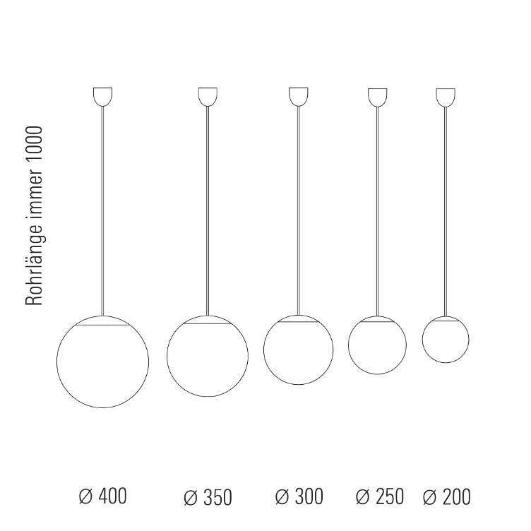 Bauhaus Pendelleuchte HL 99, Tecnolumen, Hängeleuchten, Leuchten