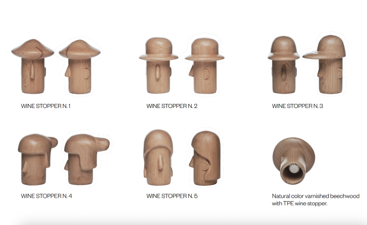 BD Barcelona Buddy Weinflaschenverschluss | Diverse Ausführungen, BD Barcelona, Diverses, Wohnmöbel