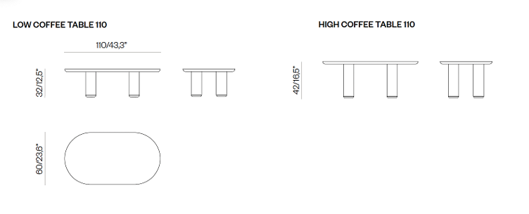 BD Barcelona Eclipso Couchtisch | Diverse Grössen und Farben, BD Barcelona, Beistelltisch + Couchtisch, Wohnmöbel