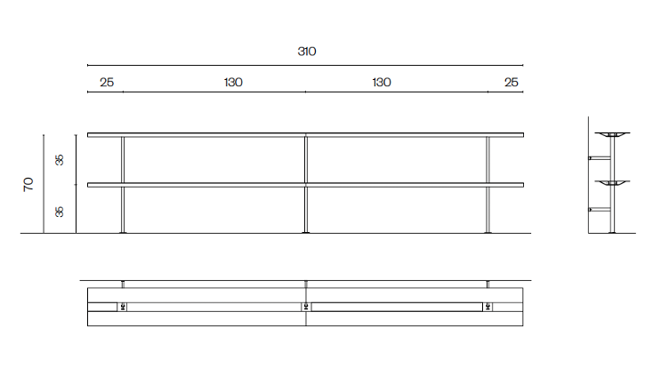 BD Barcelona Hypostila Regalsystem | Diverse Grössen und Farben, BD Barcelona, Regal, Wohnmöbel