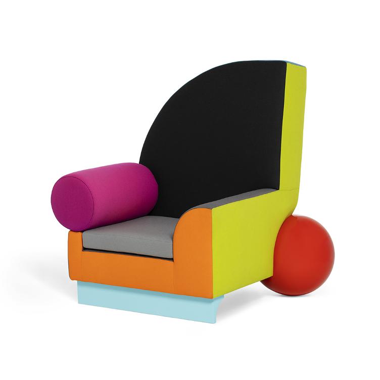 Bel Air armchair by Peter Shire for Memphis Milano