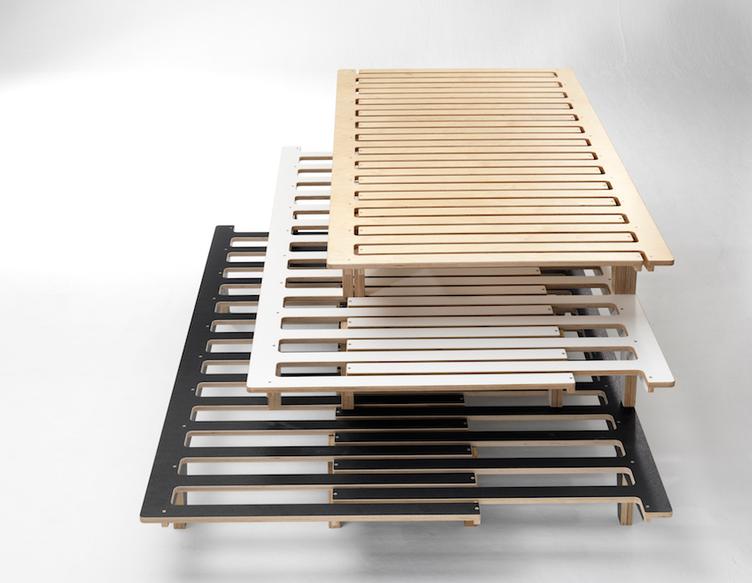 SN2 Bett von Seledue | 90-180 cm x 200 cm, seledue, Urs Esposito, Bett + Liege, Wohnmöbel