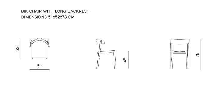 Bik Stuhl von Prostoria, Prostoria, Stuhl, Wohnmöbel