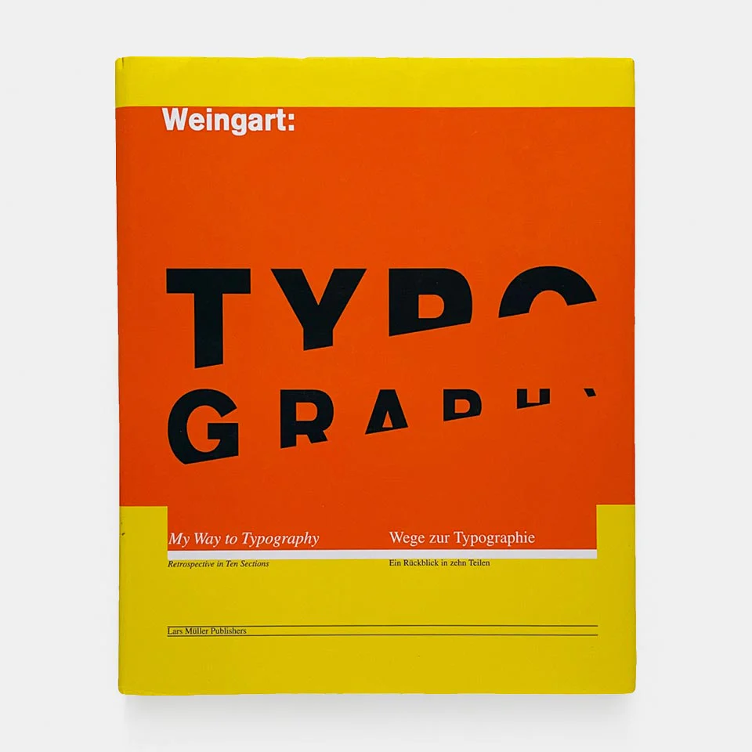 Buch Typography von Wolfgang Weingart