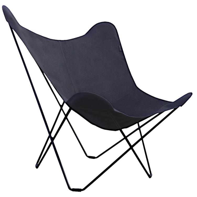 Butterfly Chair Sunshine Mariposa von Cuero | Butterfly Sessel Stoff Outdoor, Cuero Design, Antonio Bonet, Juan Kurchan und Jorge Ferrari Hardoy, Lounge, Gartenmöbel, Sessel, Gartenmöbel