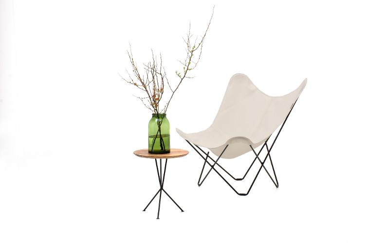 Butterfly Chair Sunshine Mariposa von Cuero | Butterfly Sessel Stoff Outdoor, Cuero Design, Antonio Bonet, Juan Kurchan und Jorge Ferrari Hardoy, Lounge, Gartenmöbel, Sessel, Gartenmöbel