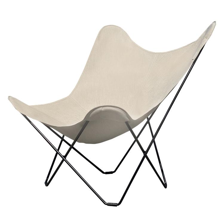 Butterfly Chair Sunshine Mariposa von Cuero | Butterfly Sessel Stoff Outdoor, Cuero Design, Antonio Bonet, Juan Kurchan und Jorge Ferrari Hardoy, Lounge, Gartenmöbel, Sessel, Gartenmöbel