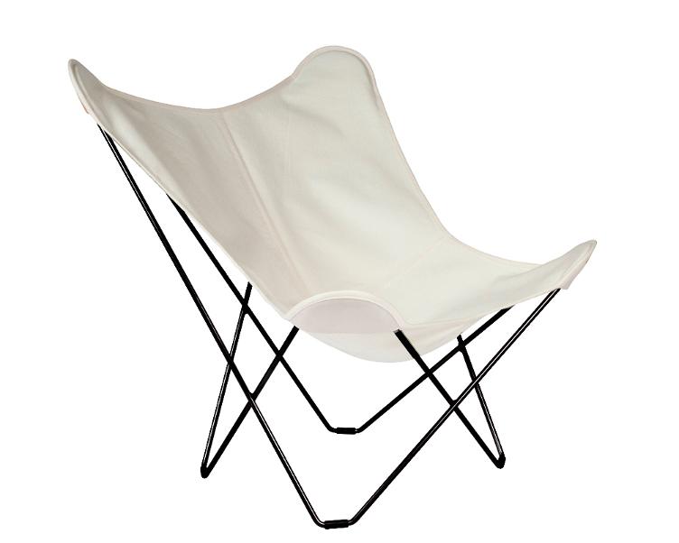 Butterfly Chair Sunshine Mariposa von Cuero | Butterfly Sessel Stoff Outdoor, Cuero Design, Antonio Bonet, Juan Kurchan und Jorge Ferrari Hardoy, Lounge, Gartenmöbel, Sessel, Gartenmöbel