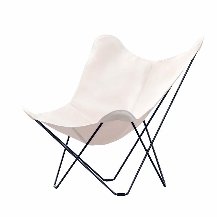 Butterfly Chair Sunshine Mariposa von Cuero | Butterfly Sessel Stoff Outdoor, Cuero Design, Antonio Bonet, Juan Kurchan und Jorge Ferrari Hardoy, Lounge, Gartenmöbel, Sessel, Gartenmöbel