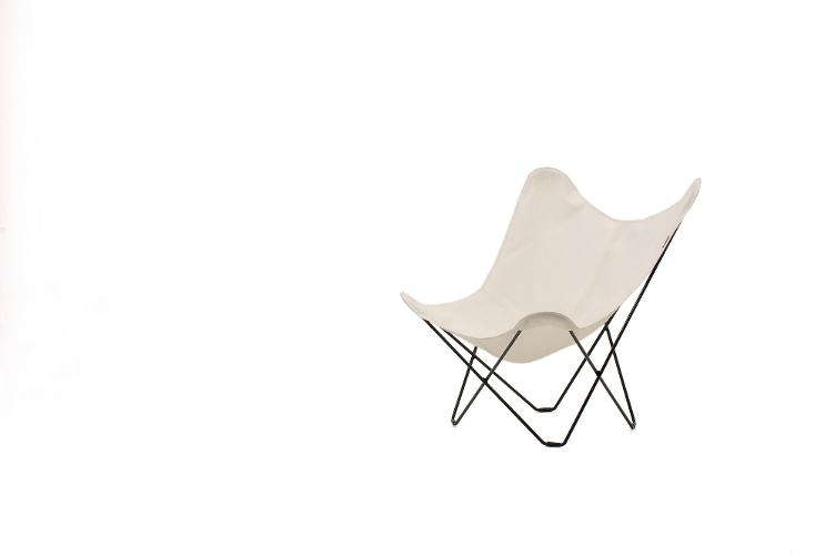 Butterfly Chair Sunshine Mariposa von Cuero | Butterfly Sessel Stoff Outdoor, Cuero Design, Antonio Bonet, Juan Kurchan und Jorge Ferrari Hardoy, Lounge, Gartenmöbel, Sessel, Gartenmöbel