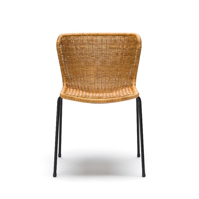 C603 Chair von Yuzuru Yamakawa | Indoor Rattanstuhl