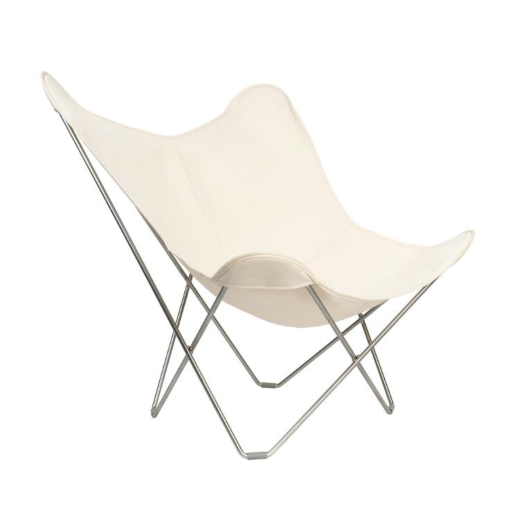 Butterfly Chair Canvas Mariposa von Cuero | Butterfly Sessel Canvas Indoor, Cuero Design, Antonio Bonet, Juan Kurchan und Jorge Ferrari Hardoy, Sessel, Wohnmöbel