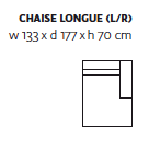 Cloud 2-Sitzer Sofa und Chaise Longue von Prostoria, Prostoria, Sofa, Wohnmöbel