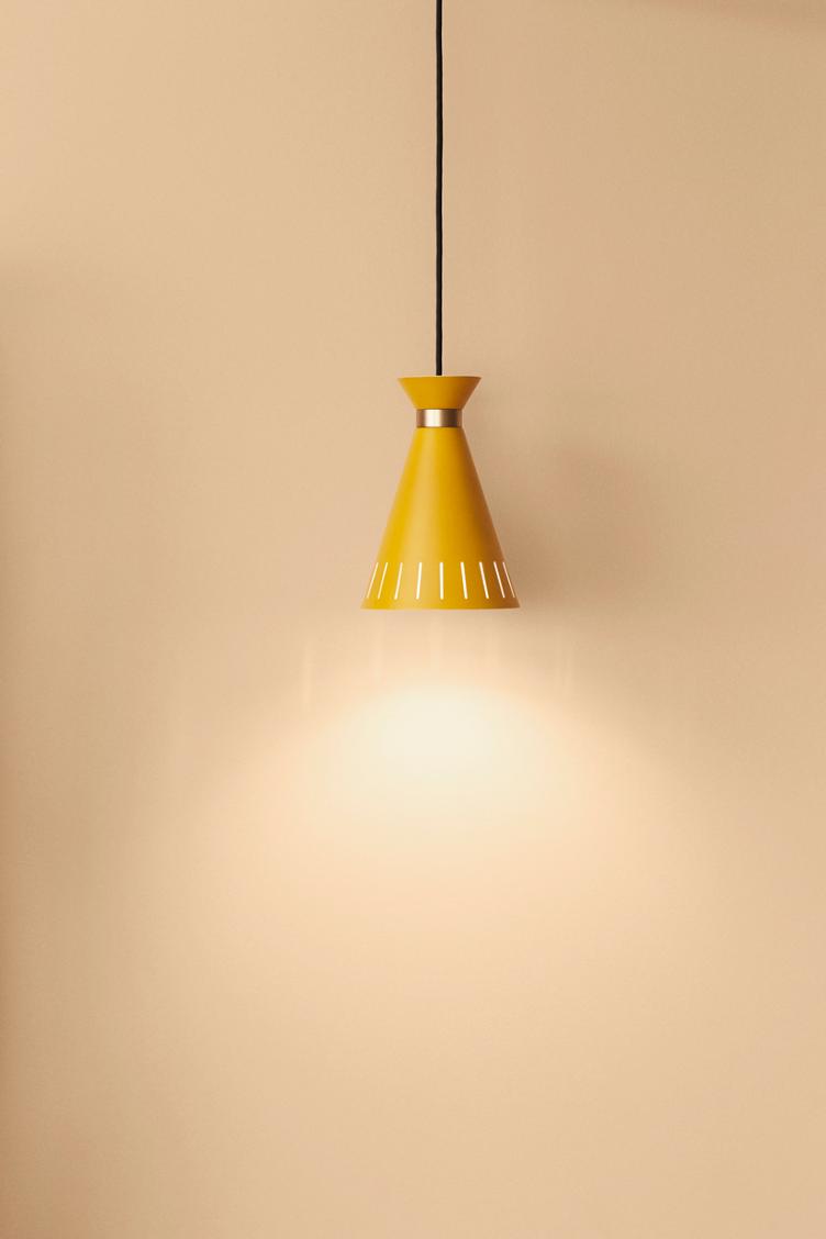 Cone Pendant Lamp von Svend Aage Holm-Sørensen | Ausstellungsstück gelb - 0