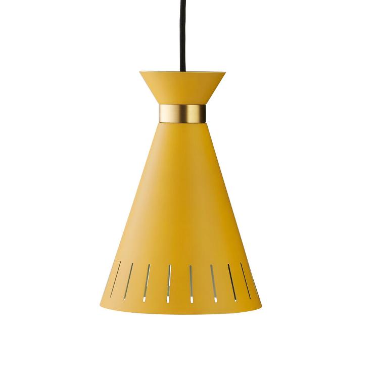 Cone Pendant Lamp von Svend Aage Holm-Sørensen | Ausstellungsstück gelb
