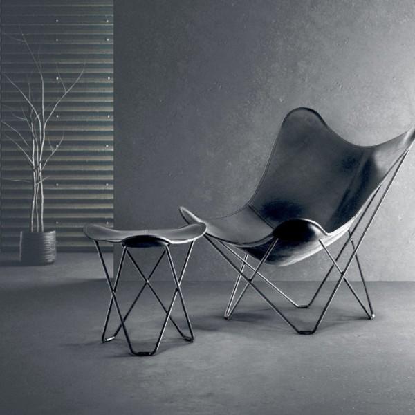 Cuero Pampa Flying Goose Hocker, Cuero Design, Hocker, Wohnmöbel