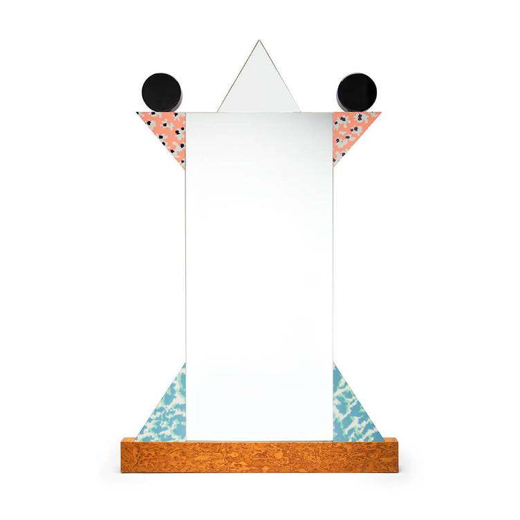 Specchio Diva di Ettore Sottsass per Memphis Milano