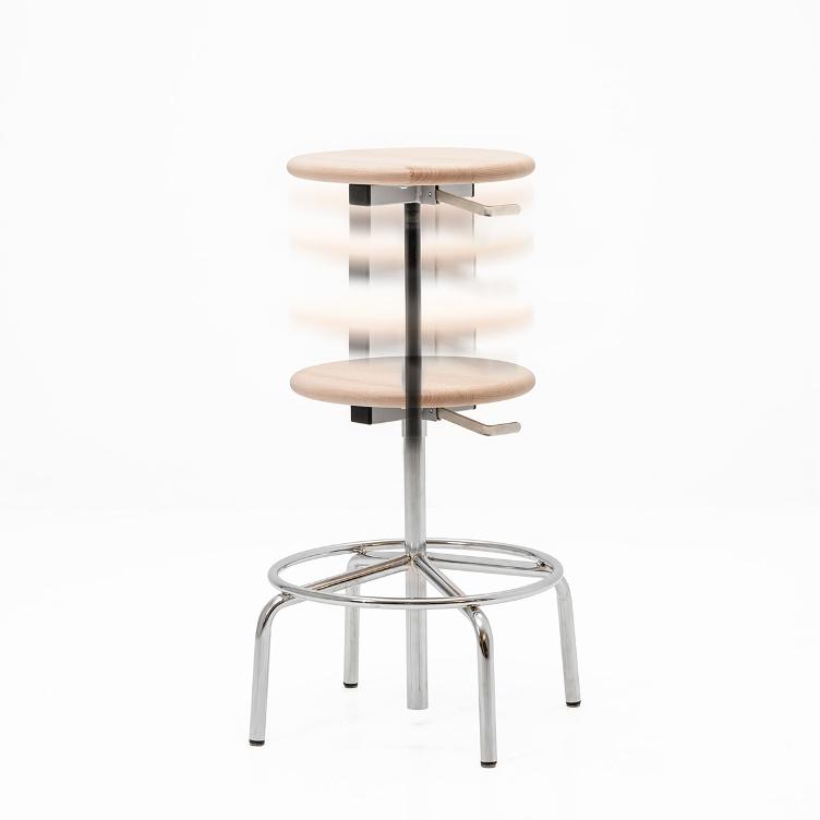 Drehhocker | Höhe 50-82 cm, Bogen33 & Partner, Hocker, Wohnmöbel
