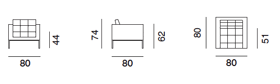 DS-159 Sessel von de Sede, de Sede, Werkentwurf , Sofa, Wohnmöbel
