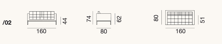 DS-159 Sofa von de Sede, de Sede, Werkentwurf , Sofa, Wohnmöbel
