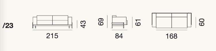 DS-21 Sofa von de Sede, de Sede, Werkentwurf , Sofa, Wohnmöbel