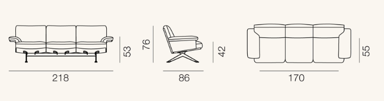 DS-31 Sofa von de Sede, de Sede, Werkentwurf , Sofa, Wohnmöbel