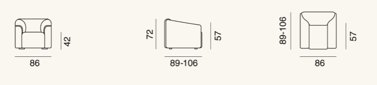 DS-47 Sessel von de Sede, de Sede, Werkentwurf , Sessel, Wohnmöbel