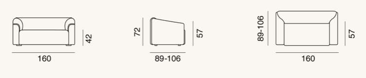 DS-47 Sofa von de Sede | 2.5-Sitzer, de Sede, Werkentwurf , Sofa, Wohnmöbel