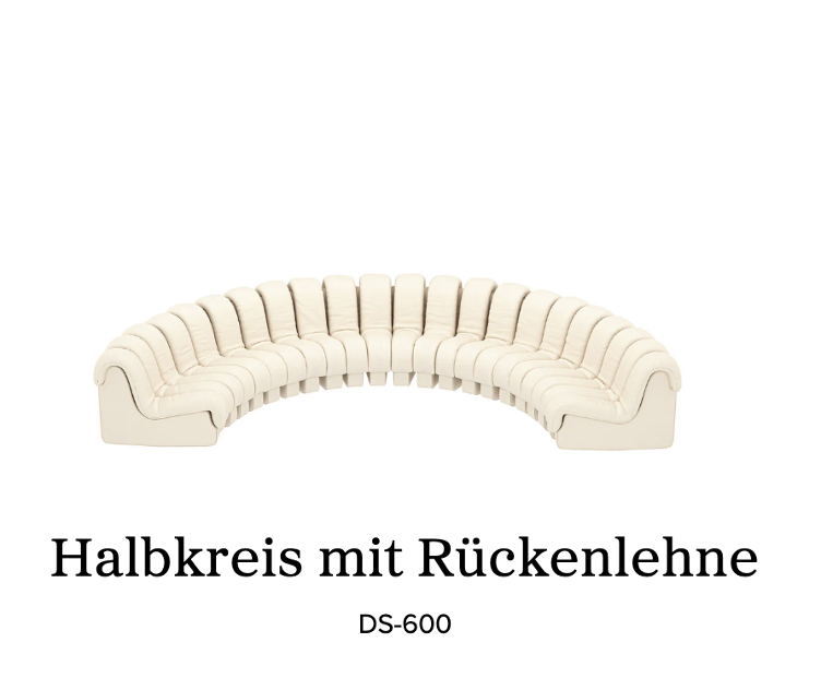 DS-600 Sofa von de Sede, de Sede, Sofa, Wohnmöbel