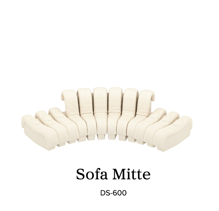 DS-600 Sofa von de Sede, de Sede, Sofa, Wohnmöbel