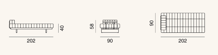 DS-80 Daybed von de Sede, de Sede, Werkentwurf , Bett + Liege, Wohnmöbel, Sofa, Wohnmöbel
