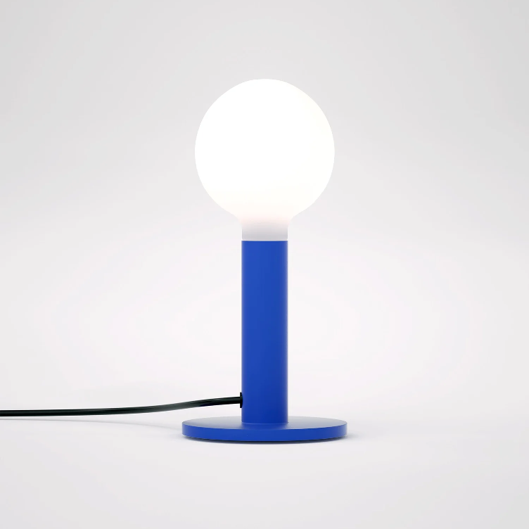 Lampe de table One and Many | Pièces d`exposition bleues et vertes