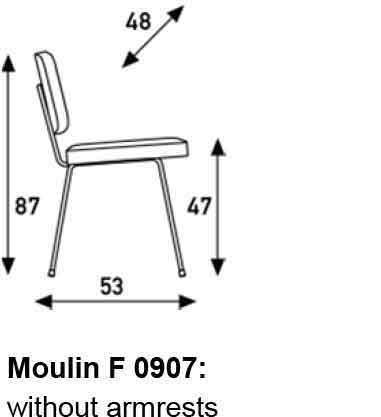 Moulin Chair von Pierre Paulin für Artifort | ohne Armlehnen, Artifort, Pierre Paulin, Stuhl, Wohnmöbel