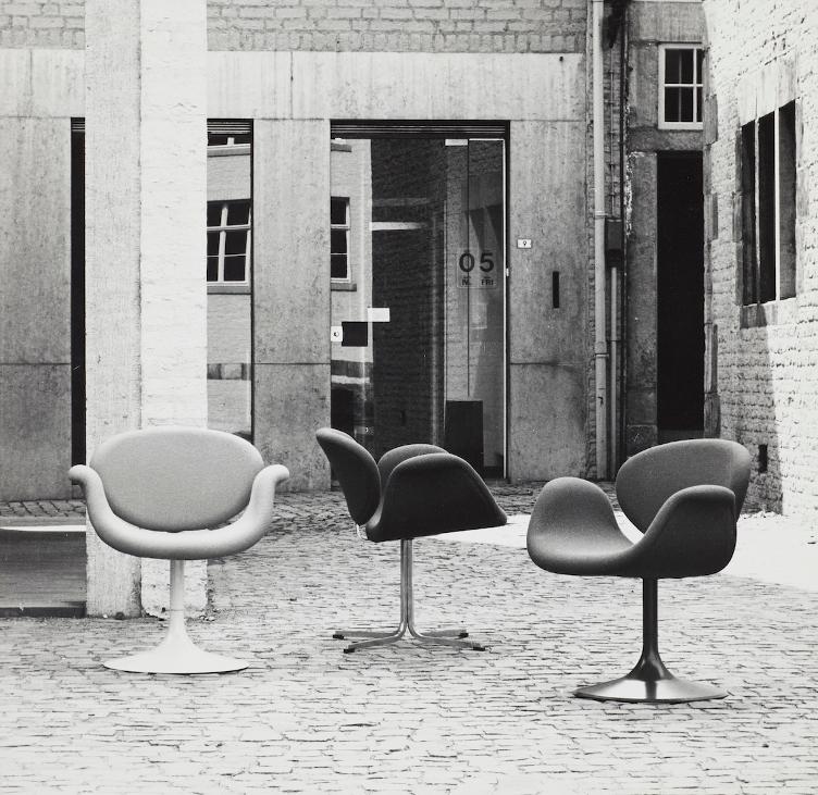 Little Tulip Chair von Pierre Paulin für Artifort | Sessel mit Kreuzsockel, Artifort, Pierre Paulin, Stuhl, Wohnmöbel